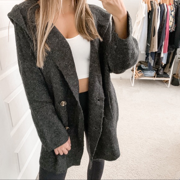 sweater coat zara